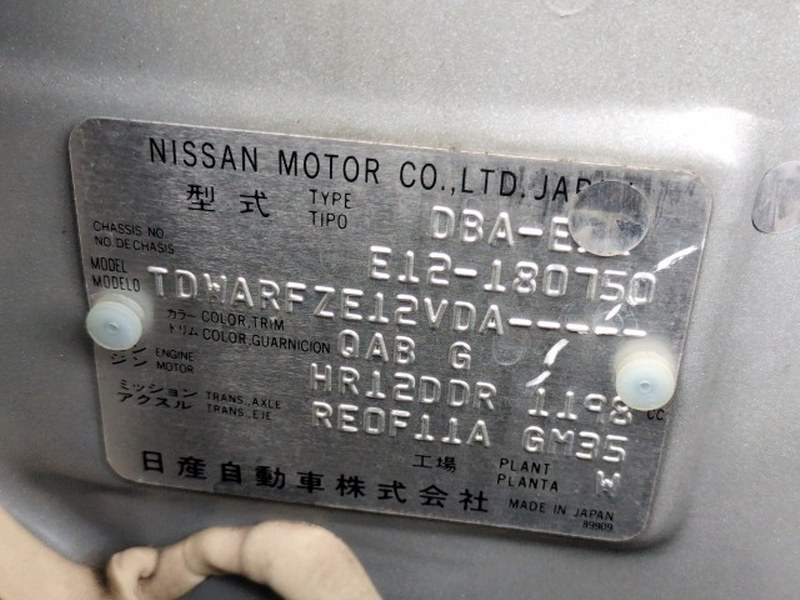 NISSAN	NOTE