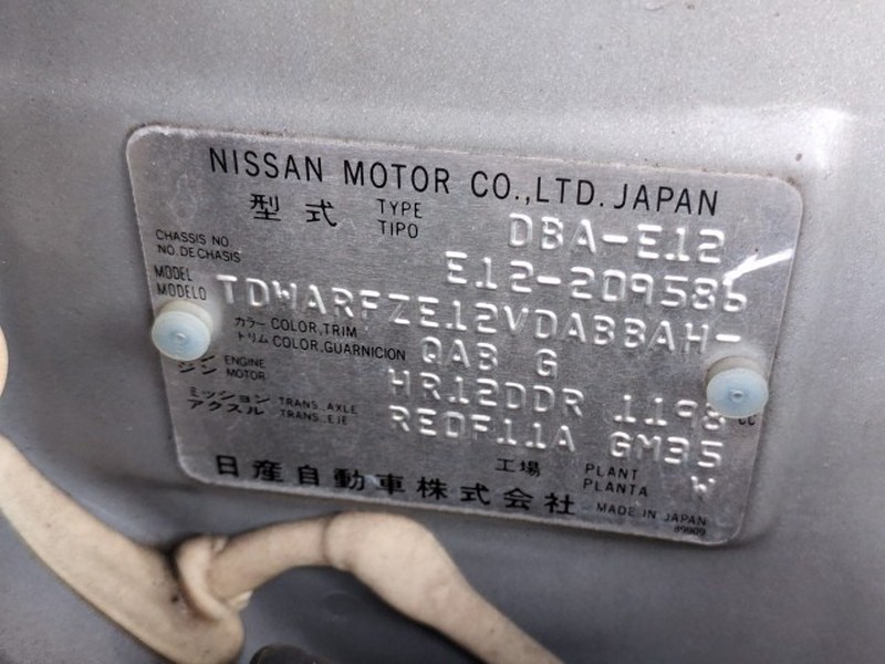 NISSAN	NOTE