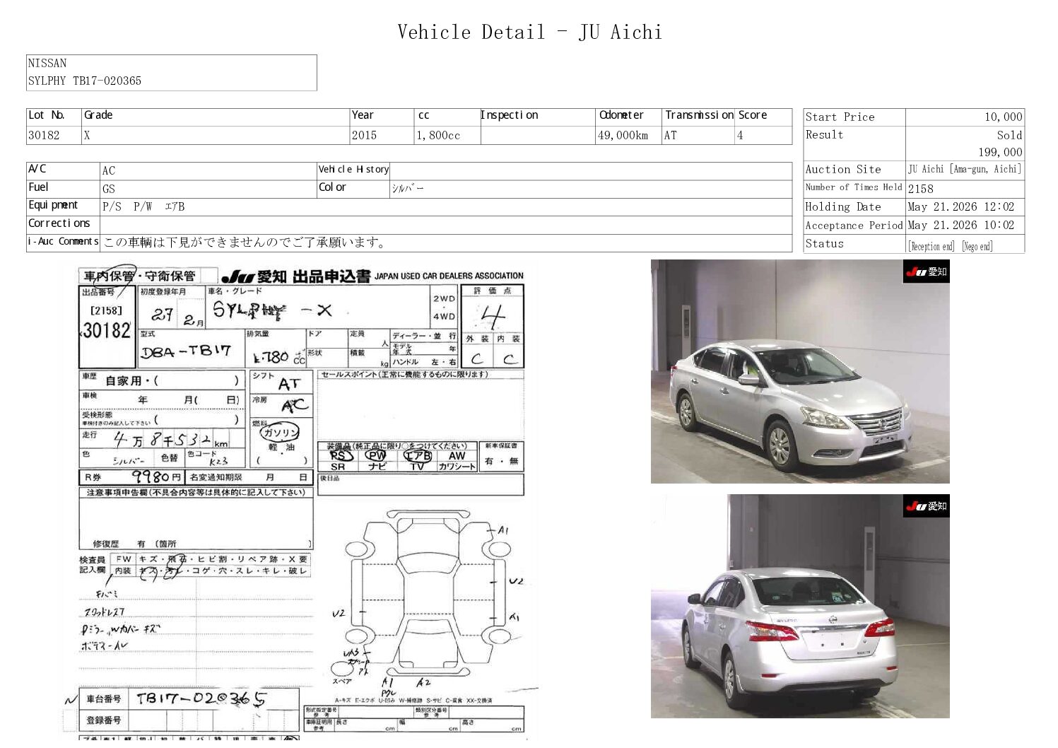 NISSAN SYLPHY