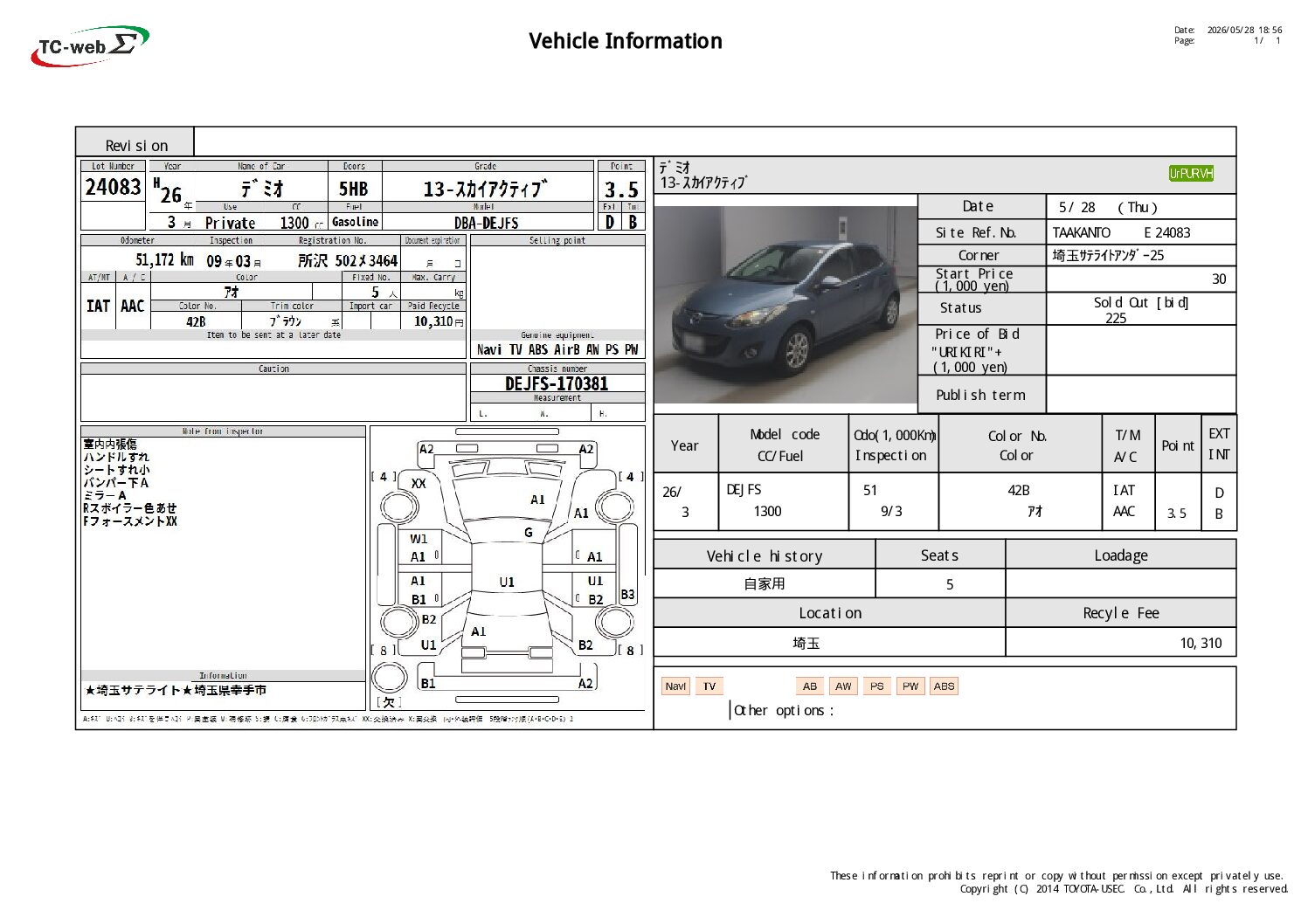 MAZDA DEMIO