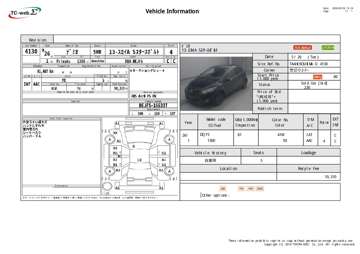 MAZDA DEMIO