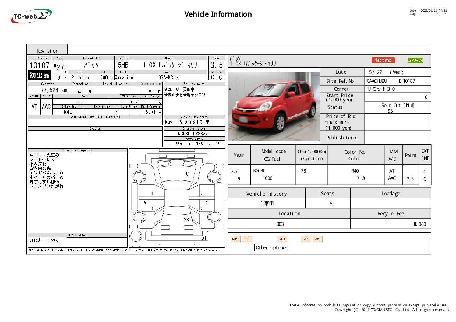 TOYOTA PASSO